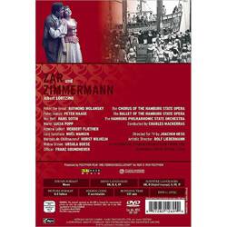 DVD Albert Lortzing - Zar Und Zimmermann - Hamburg State Opera Studio Production, 1969 (Importado)