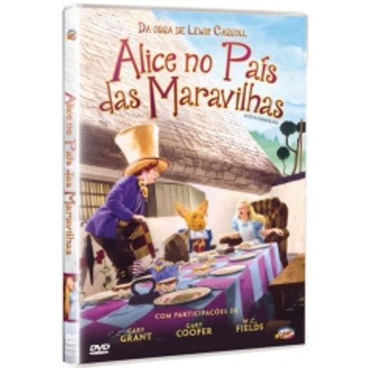 DVD Alice no País das Maravilhas - Cary Grant, Gary Cooper, W.C.Fields