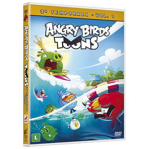 Dvd - Angry Birds Toons - 3ª Temporada - Vol. 1
