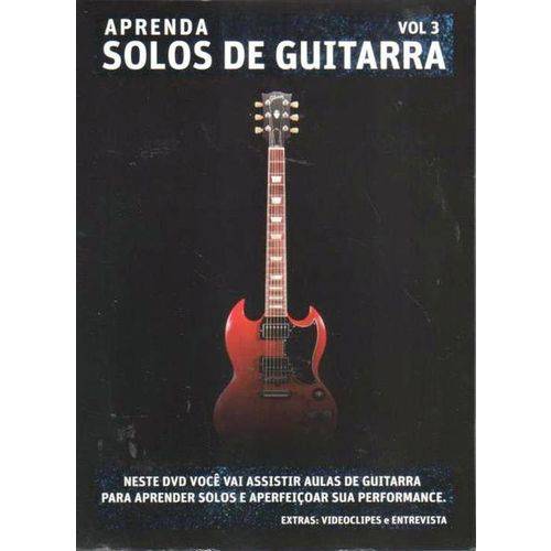 Dvd Aprenda Solos de Guitarra Volume 3