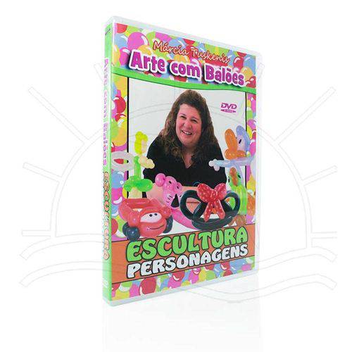 DVD Arte com Balões Escultura Personagens com Márcia Tuskenis