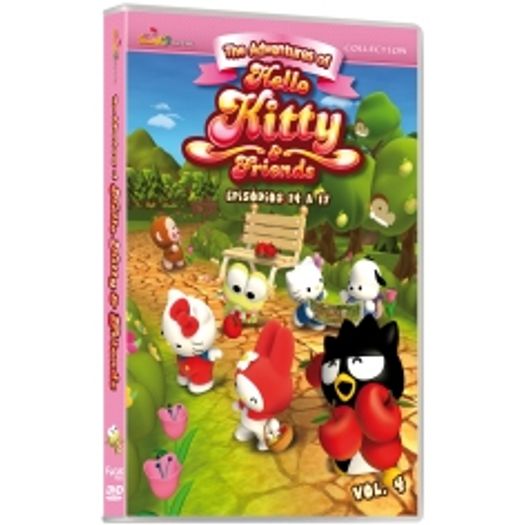 DVD as Aventuras de Hello Kitty e Seus Amigos Vol 4