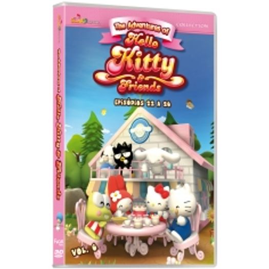 DVD as Aventuras de Hello Kitty e Seus Amigos Vol 6