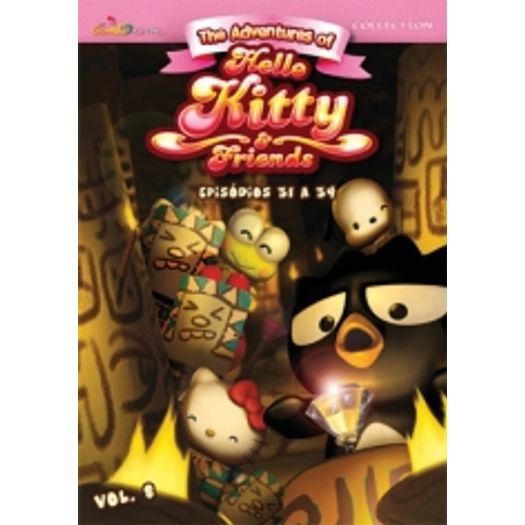 DVD as Aventuras de Hello Kitty e Seus Amigos Vol 8