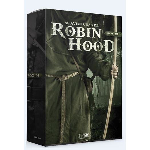 DVD as Aventuras de Robin Hood - Box 01 (3 DVDs)