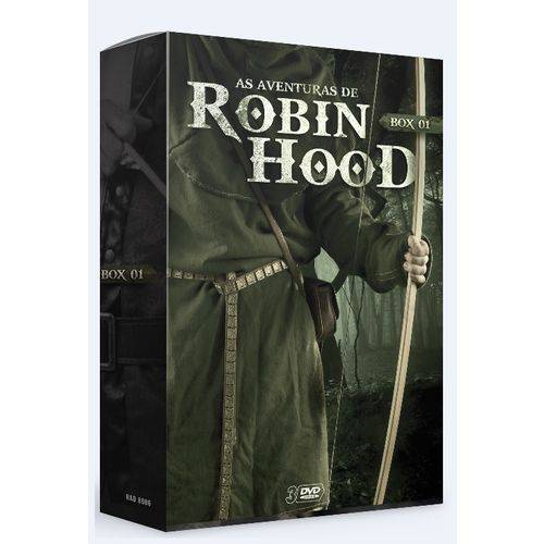 Dvd as Aventuras de Robin Hood - Box 01 (3 Dvds)