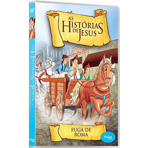 DVD as Histórias de Jesus - Fuga de Roma Vol.10