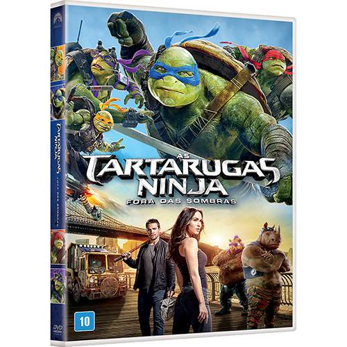 DVD as Tartarugas Ninja: Fora das Sombras