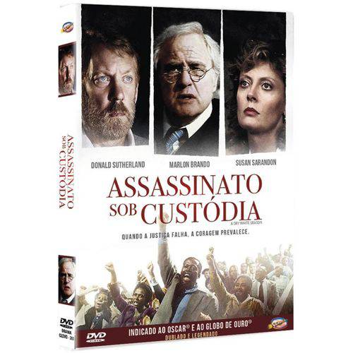 DVD Assassinato Sob Custódia - Donald Sutherland