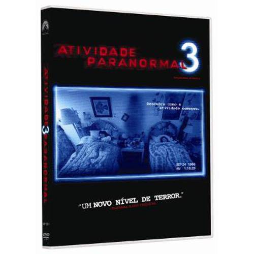 Dvd - Atividade Paranormal 3
