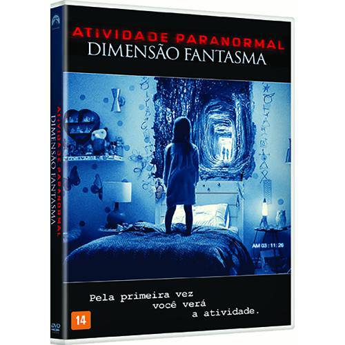 Dvd - Atividade Paranormal: Dimensão Fantasma