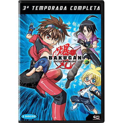 DVD Bakugan 3ª Temporada Completa - Duplo