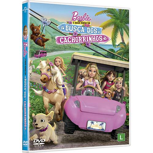 DVD Barbie e Suas Irmãs em Busca dos Cachorrinhos
