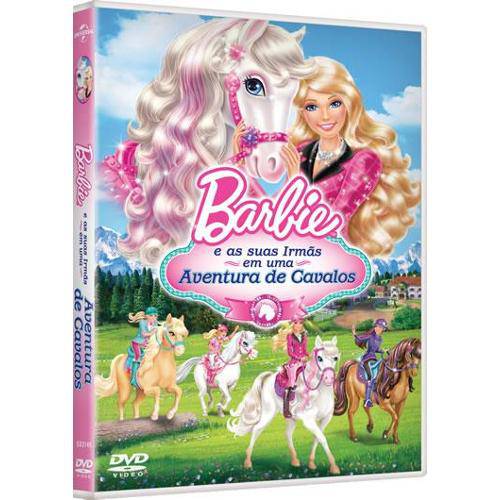Dvd - Barbie e Suas Irmãs em uma Aventura de Cavalos