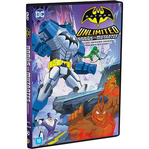 DVD Batman Unlimited: Rôbos Vs Mutantes - Filme Animado Original