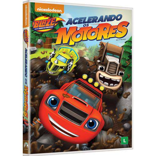 DVD Blaze And The Monster Machines - Acelerando os Motores