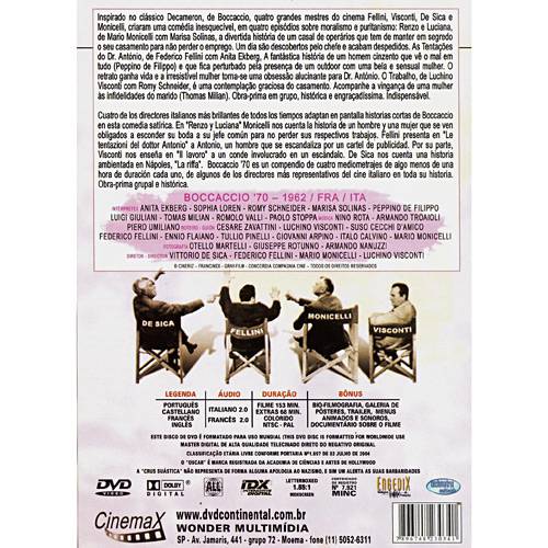 DVD Boccace 70 (Duplo)