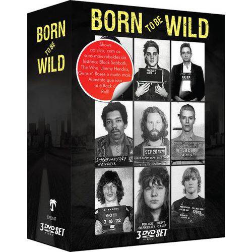 DVD Born To Be Wild - Box com 3 Discos