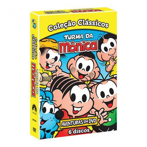 DVD-Box Coleção Clássicos Turma da Mônica (6 DVDs)