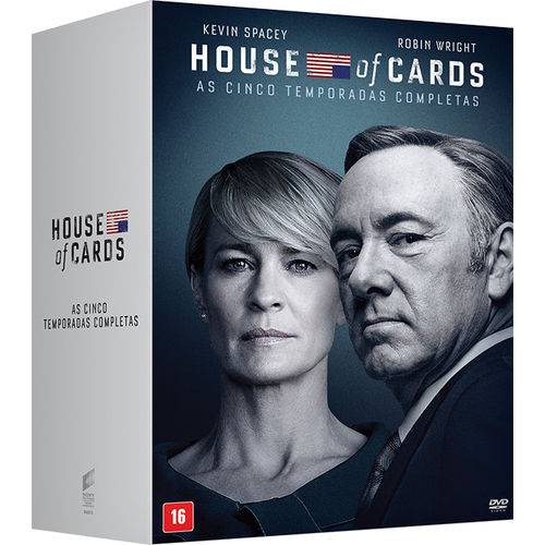DVD Box - House Of Cards - da 1ª a 5ª Temporada
