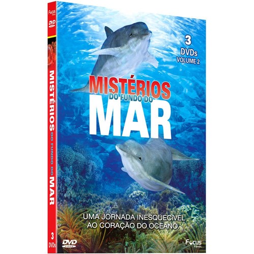 DVD Box Mistérios do Fundo do Mar (3 DVDs)