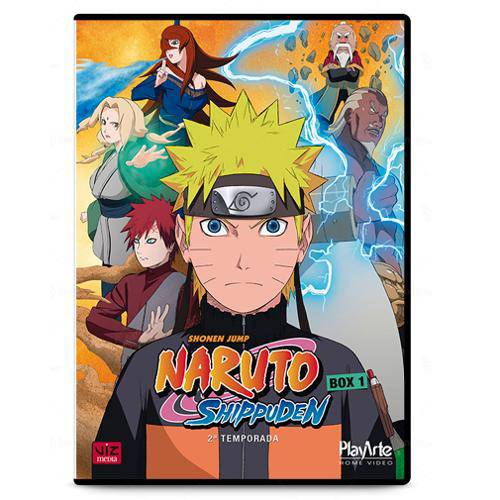 Dvd Box - Naruto Shippuden - Segunda Temporada - Box 1 (5 Discos)