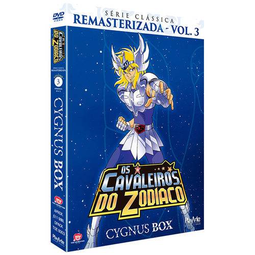 DVD Box - os Cavaleiros do Zodíaco:série Remasterizada Cygnus Box - Vol 3.