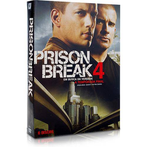 Dvd Box - Prison Break - em Busca da Verdade - a 4ª Temporada Completa (6 Discos)