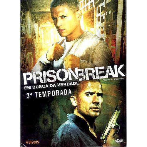 Dvd Box - Prison Break - em Busca da Verdade - a 3ª Temporada Completa (4 Discos)
