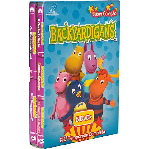 DVD Box Super Coleção Backyardigans: a 1ª Temporada Completa - 5 DVDs