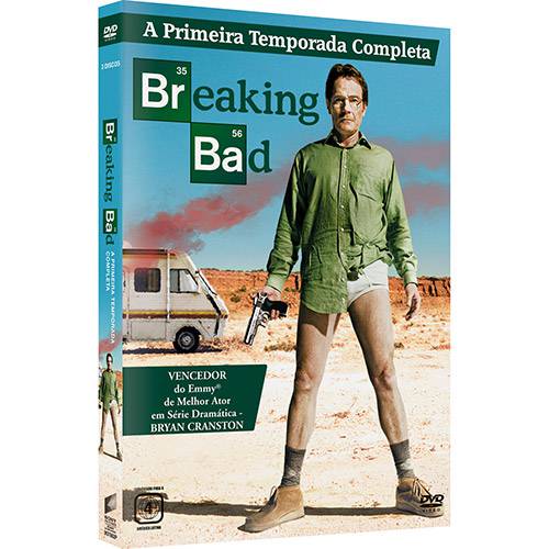 Dvd Breaking Bad - a Química do Mal 1ª Temporada (3 Discos)