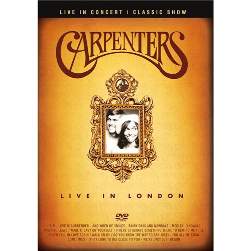 DVD Carpenters: Live In London