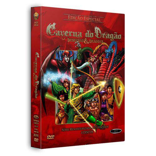DVD Caverna do Dragão Série Remasterizada Completa, 27 Ep