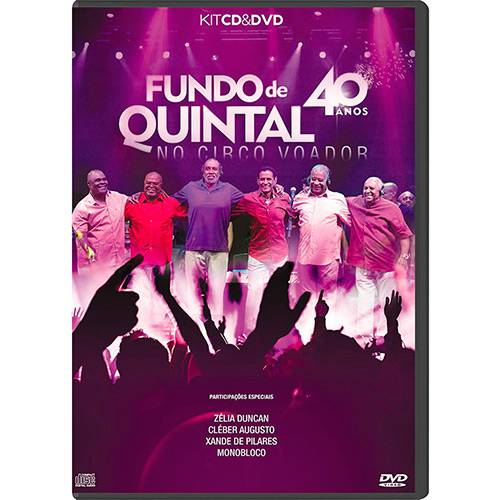 DVD + CD Fundo de Quintal - 40 Anos no Circo Voador