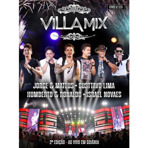 DVD + Cd Villa Mix - 2ª Edição - ao Vivo em Goiânia