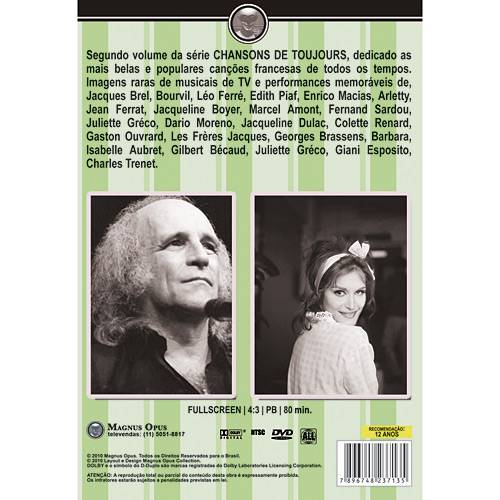 DVD Chansons de Toujous Vol. 02