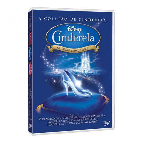 DVD Cinderela I, Ii, Iii a Coleção (3 Filmes)
