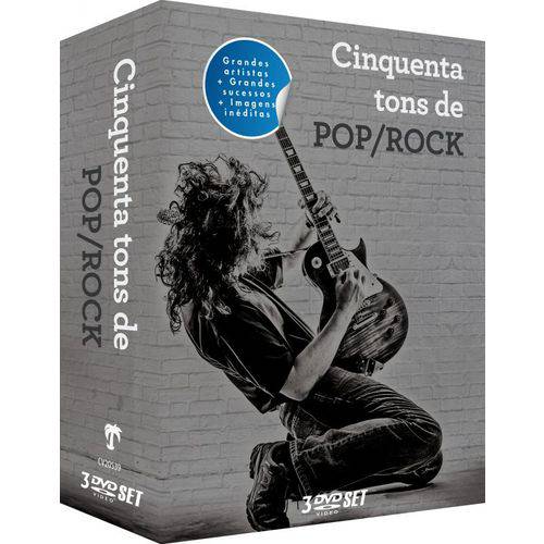 Dvd Cinquenta Tons de Pop/rock - (box 3dvds)