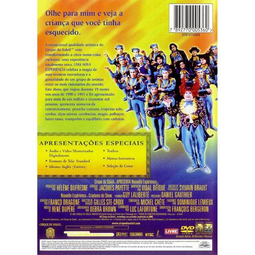 DVD Cirque de Soleil - uma Nova Experiência