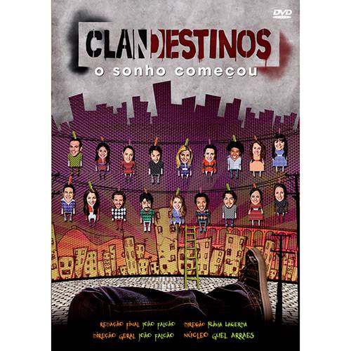 DVD Clandestinos - o Sonho Começou