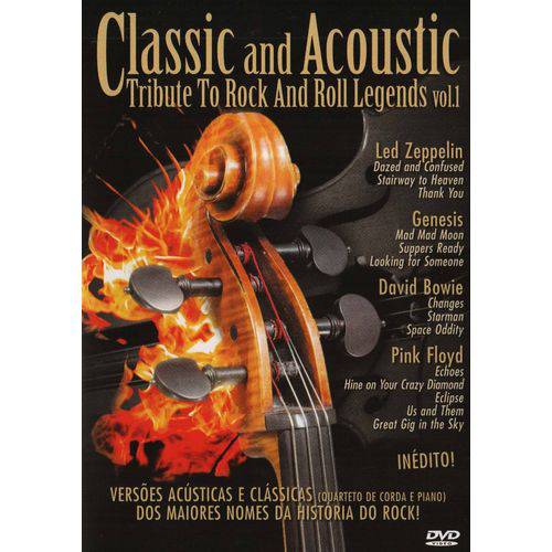 Dvd Classic And Acoustic Vol. 1 - Tribute To Rock And Roll Legends