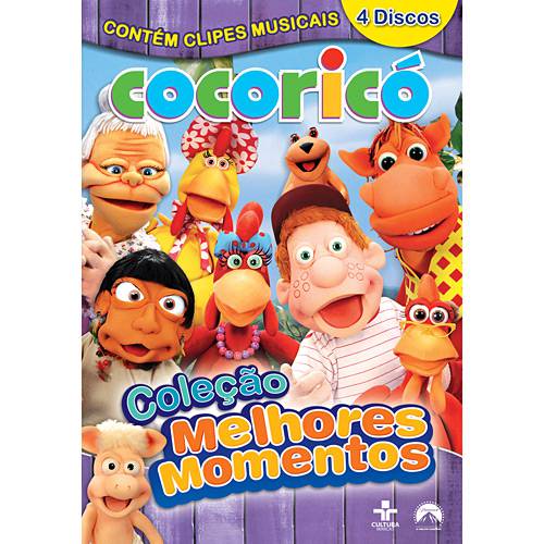 DVD Cocoricó 4 em 1 - Coleção Melhores Momentos