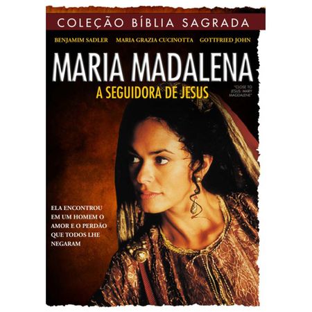 DVD Coleção Bíblia Sagrada Maria Madalena DVD Maria Madalena