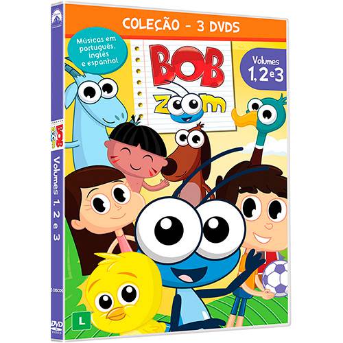 DVD - Coleção Bob Zoom - Volume 1, 2 e 3 (3 Discos)