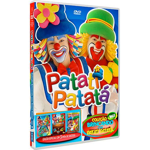 DVD - Coleção Brincando com Patati Patatá - Vol. 2 (3 Discos)