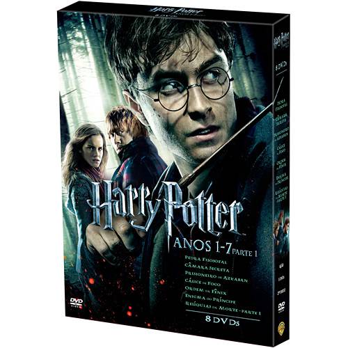 DVD Coleção Harry Potter - Edição de 1 a 7 (8 DVDs)