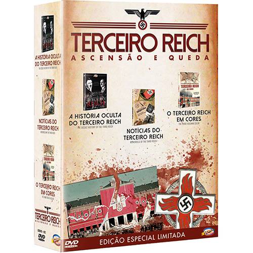 DVD - Coleção o Terceiro Reich: Ascensão e Queda (3 Discos)