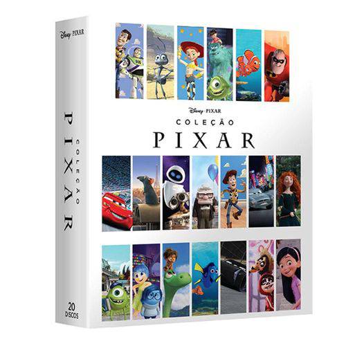 DVD Coleção Pixar 2018 (20 DVDs)