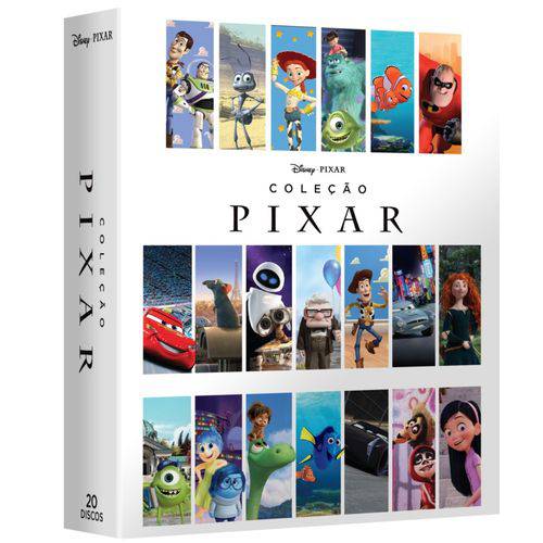 Dvd Coleção Pixar 2018 (20 Dvds)