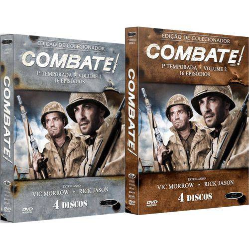 DVD COMBATE - Primeira Temporada Completa, 8 Discos